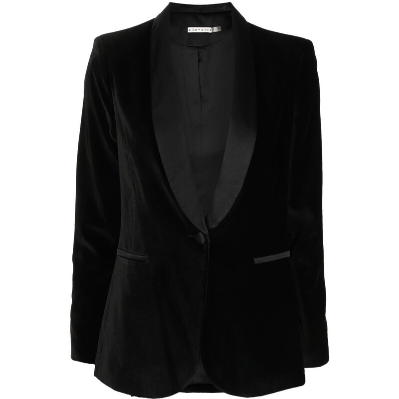 Blazer  seta nero