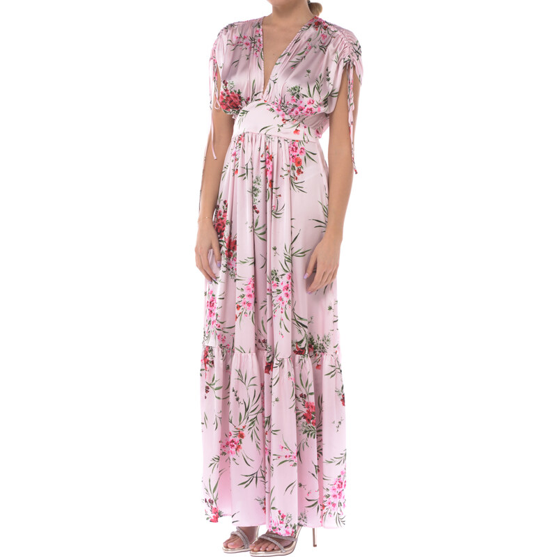 Vestiti Donna Lunghi Senza Maniche, Abito Donna Senza Maniche Stampa Floreale Farfalla Elegante Estivo Bohémien Etnico Vestito Taglia Grossa Lungo Da Spiaggia Dress - 6