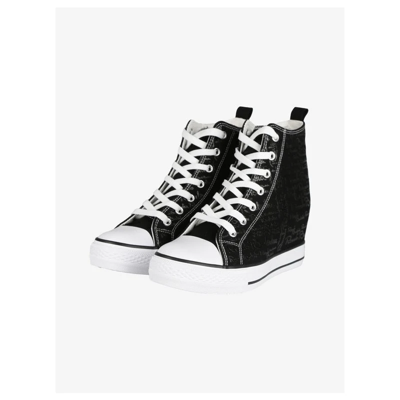 Con Zeppa Tacco Alto Scarpe Sportive Zeppa Alta Sneaker Donna