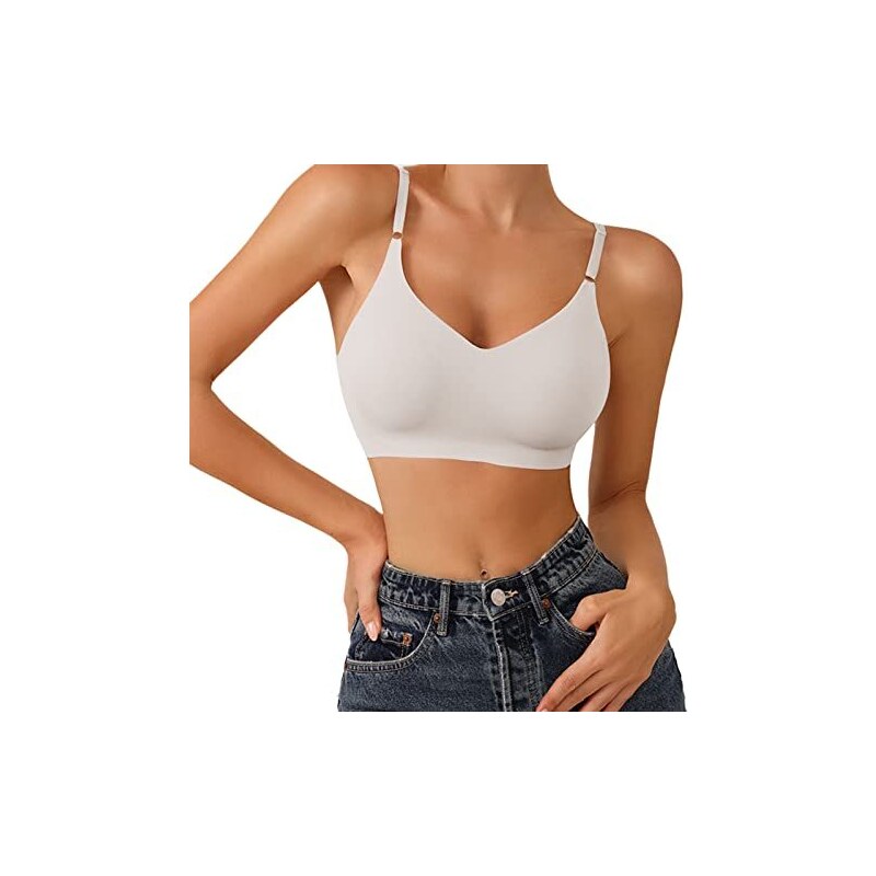 Reggiseno Adesivo Push Up Invisibile, Senza Spalline, A Forma Di Coniglio, Riutilizzabile, Per Schiena Scoperta