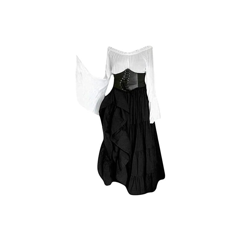 Costume Rinascimentale Da Donna, Abito Medievale Con