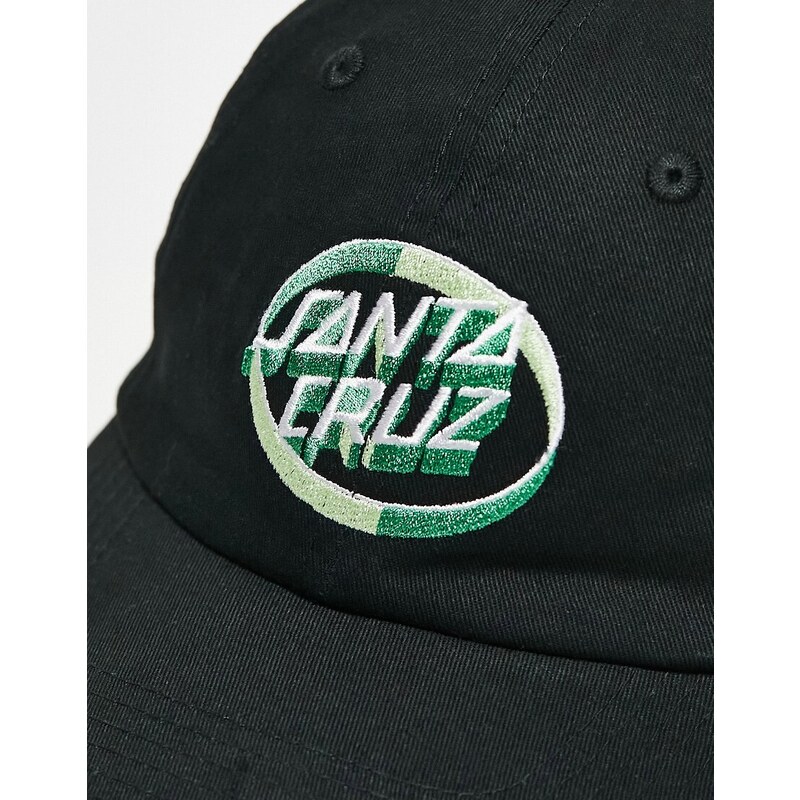 Santa Cruz - Realm Dot - Cappellino con visiera unisex nero-Black