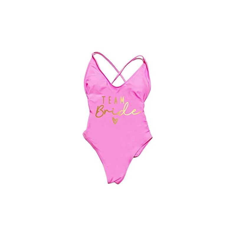 COTCLO Costumi da bagno da donna imbottito intero costume da bagno da donna squadra, sposa