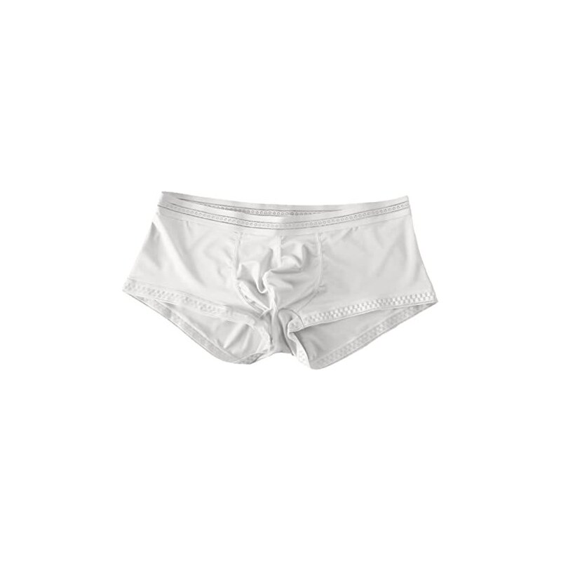 Jockstrap Per Uomo In Seta Ghiacciata – Ultra Sottile, Con Fascia Scritta, Doppio Perizoma, Taglie S-XL