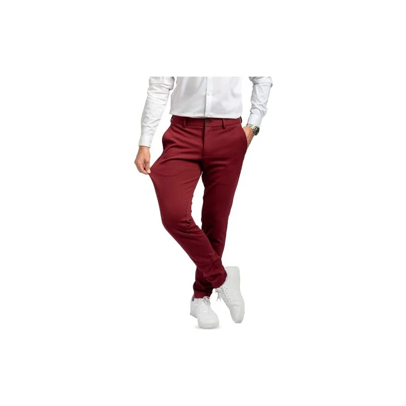 pantaloni eleganti elasticizzati da uomo