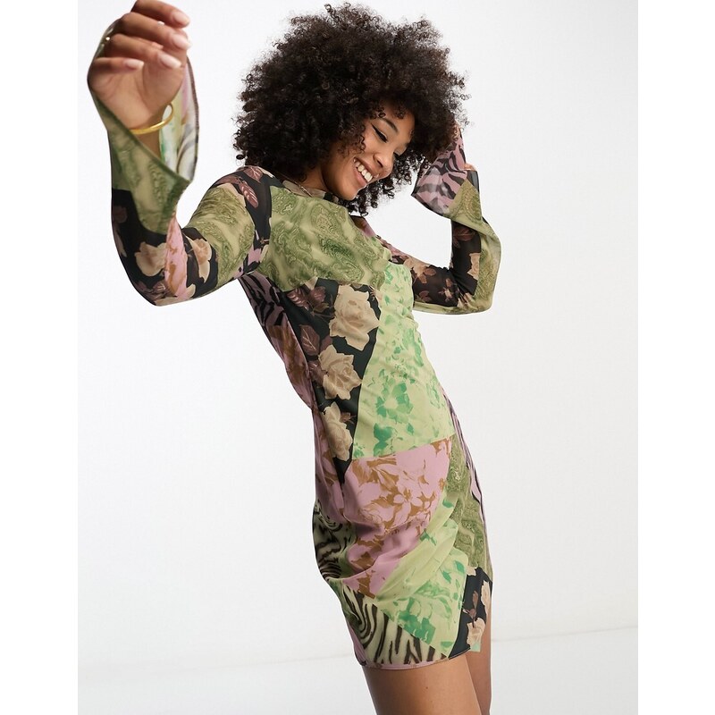 Asos Top Corto E Gonna ASOS DESIGN Vestito Corto Con Corpino