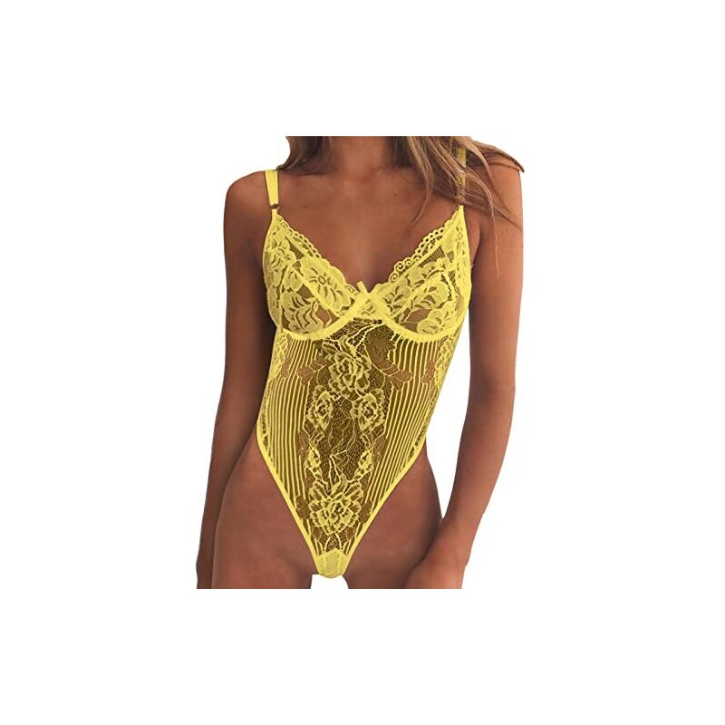 Lingerie Top In Pizzo Trasparente A Maniche Corte Per Donna - Crop Top Casual Bianco, Taglia M, Traspirante E Sexy - 3