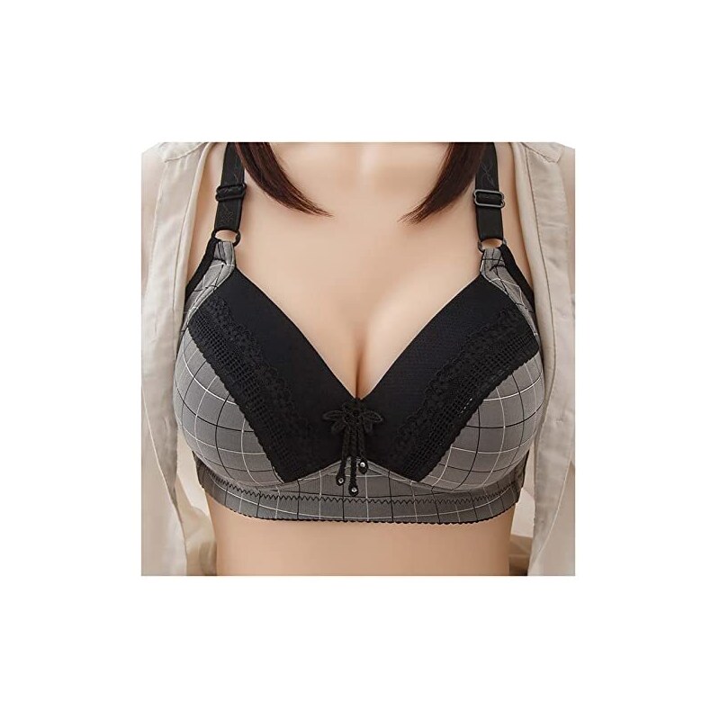 Curve Muse Taglie Forti Donna Push Up Aggiungi 1 Tazza Reggiseni In Pizzo A Forma Perfetta Con Ferretto Nero Bianca 5c 113780685