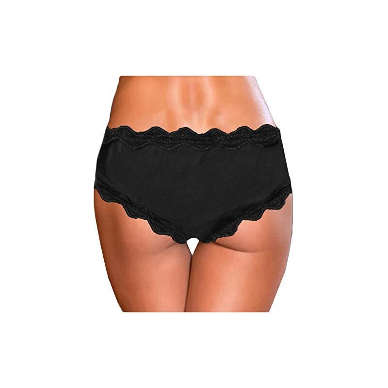5 Perizoma Donna In Pizzo Sexy - Mutandine Comfort Vita Media, Senza Cuciture | Intimo Elegante E Traspirante - Foto 5