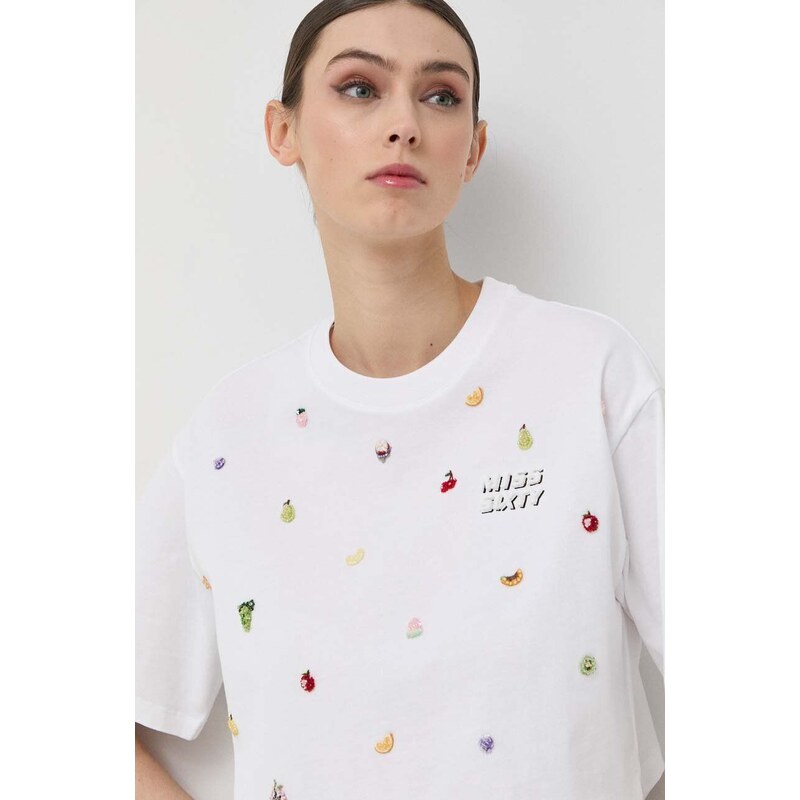 Miss Sixty t-shirt in cotone colore bianco
