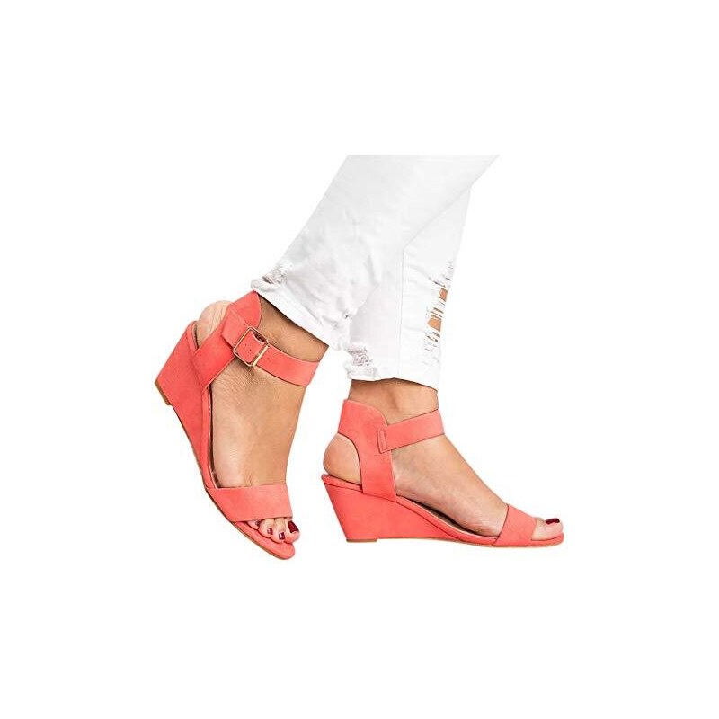 Sandali Donna CHATTAWAK 9moniapink38, Rosa, Taglia 38, Con Doppia Flangia E Suola In Pelle
