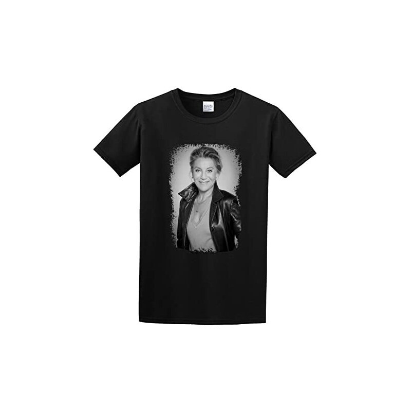 Men's Sheila T-Shirt French Singer Chanteuse Francaise Cotton Black