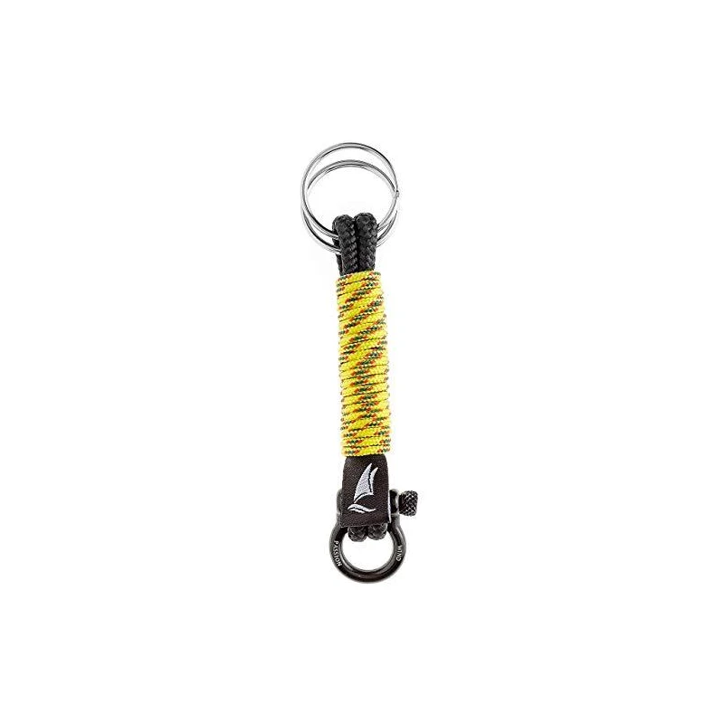Portachiavi Uomo In Lega Di Zinco 9,9 Cm Con 2 Anelli - Colore Canna Di Fucile, Resistente E Anti Graffio