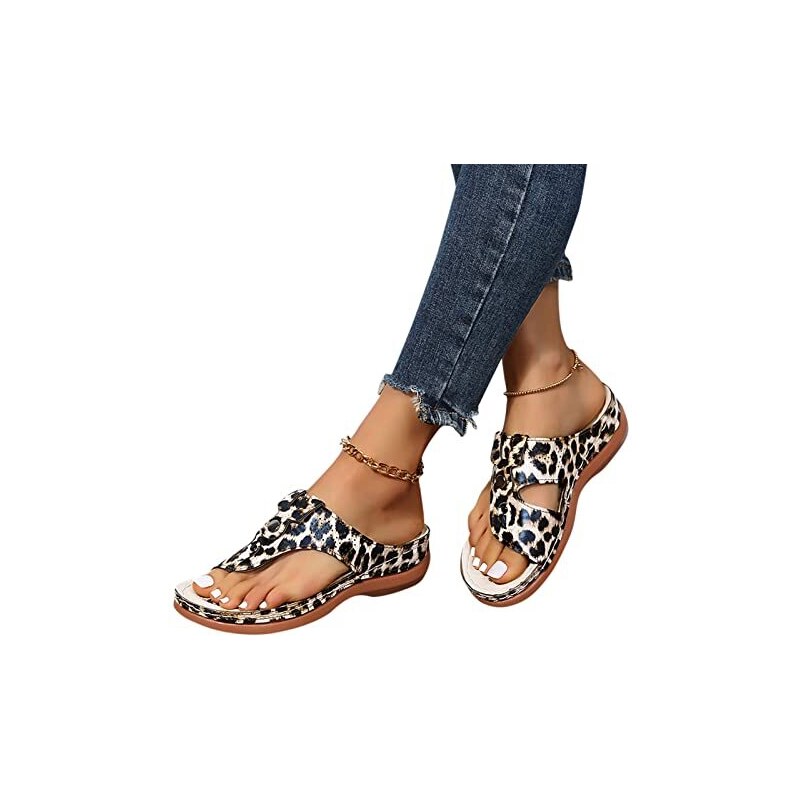 MJGkhiy Infradito Donna Moda Ortopediche Estive Comode Supporto Arco Plantare Flip Flops Doccia Spiaggia Piscina Aperte Mare Leggere Eleganti Ciabatte Antiscivolo Suole Zeppa Infradito Ciabatte 122734993