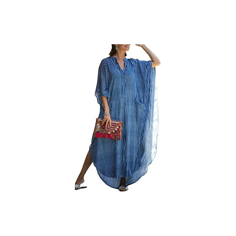 L-Peach Femmes Plage Caftan Surdimensionné Chemise de Nuit Bohomian Kimono Vêtements de Nuit Biniki Couverture Ups Sarong Paréo L-Peach Femmes Plage Caftan Surdimensionné Chemise de Nuit Bohomian Kimono Vêtements de Nuit Biniki Couverture Ups Sarong Paréo