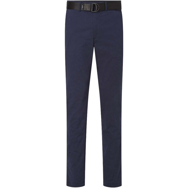 Calvin Klein pantalone blu con cintura K10K110979