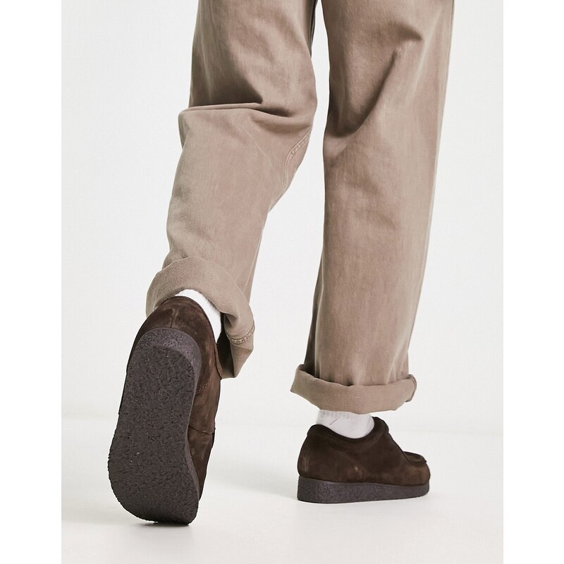 Schuh - Phoenix - Scarpe marroni in camoscio-Brown