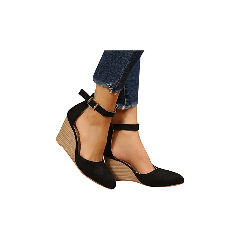 Kobilee Sandali Espadrillas Donna Zeppa Alto Eleganti Plateau Sandalo