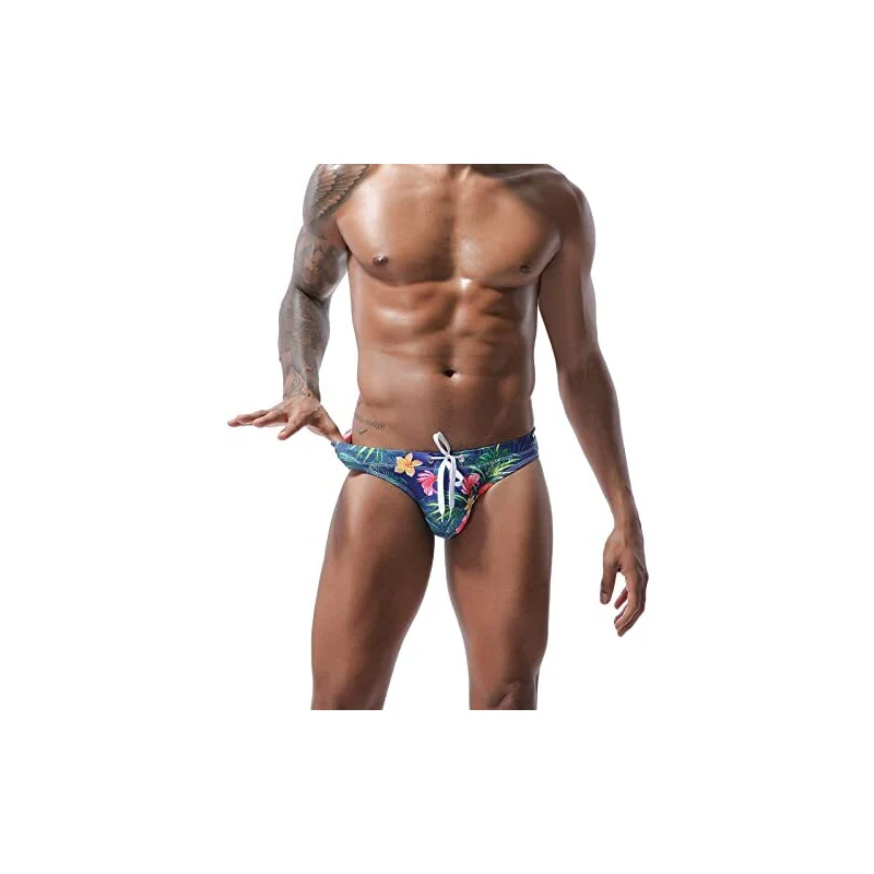Costume Da Bagno Uomo Relaxed Ad Asciugatura Rapida Gay Bikini Bottom Biancheria Da Bagno Slip A Vita Bassa Slip Costume Da Bagno Slip Uomo Piscina, Marina, L