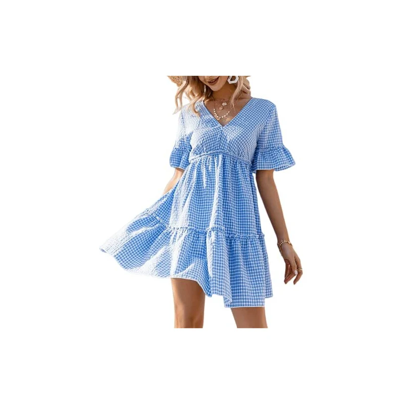 POLO KIDS Abito di Cotone a Quadretti [Bambina] Elsa Boutique