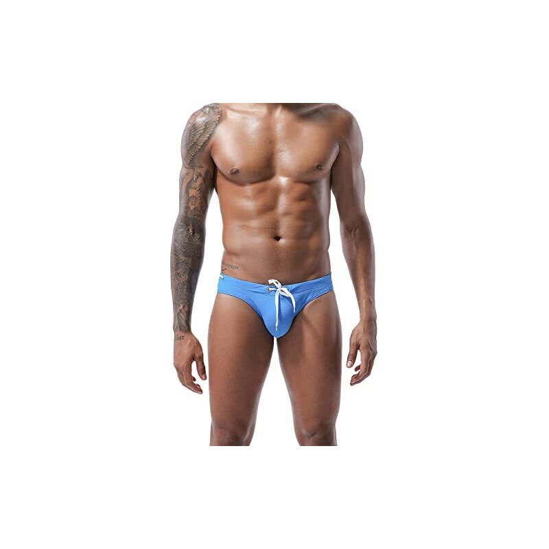 Costume Da Bagno Uomo Casey Kevin - Slip Elasticizzato, Vita Bassa, Coulisse Regolabile, Per Nuoto E Spiaggia - Foto 12