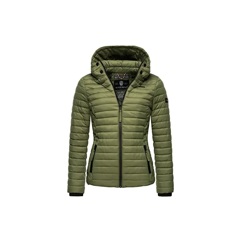 Giacca Trapuntata Di Mezza Stagione Da Donna Nero 16M9111 - Foto 6