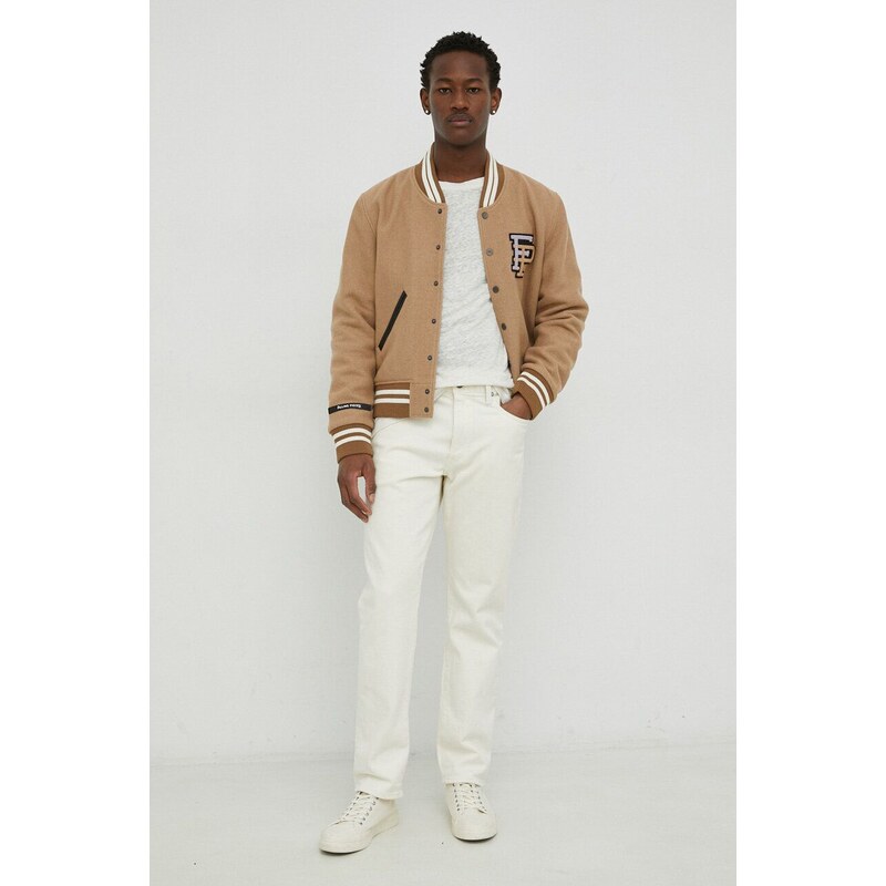 Filling Pieces giubbotto bomber in lana