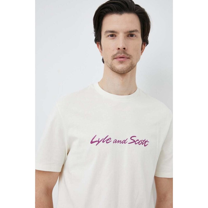 Lyle & Scott t-shirt in cotone