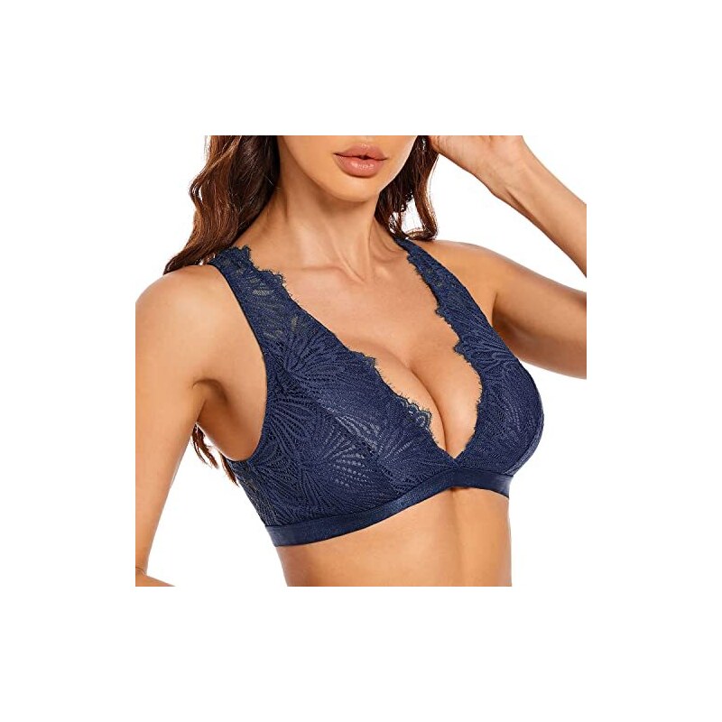SHEKINI Reggiseno Da Donna Con Chiusura Frontale in Pizzo