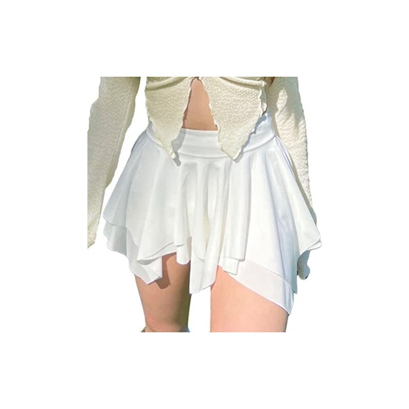 Fiamll Gonna Da Donna Gotica Steampunk Vittoriana Pirata A Vita Alta E Volant Nero S M 108095428