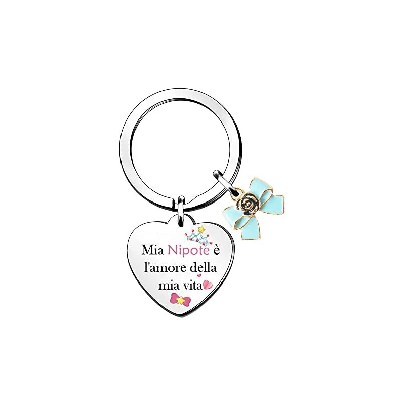 LUODAN Ispirativo regalo Amicizia Portachiavi,Regalo Laurea Regali Amica Donna Uomo Portachiavi Donna Ragazza per La Migliore Amico Regalo di Compleanno Amici