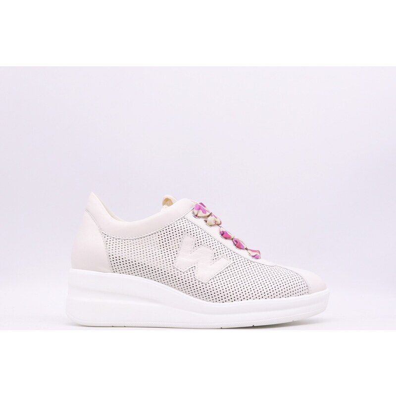MELLUSO Sneakers donna in pelle bianco