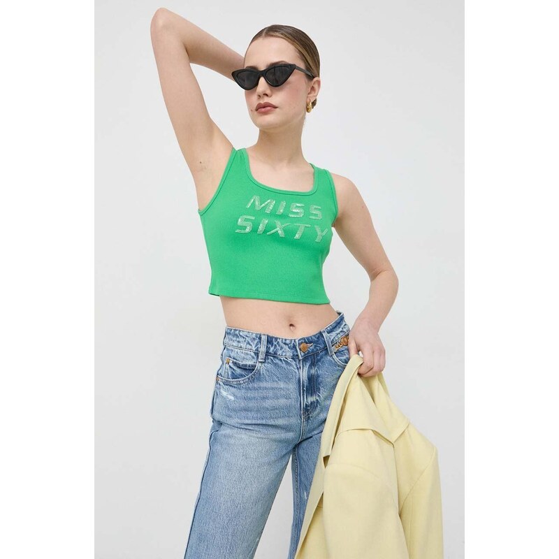 Miss Sixty top donna colore verde