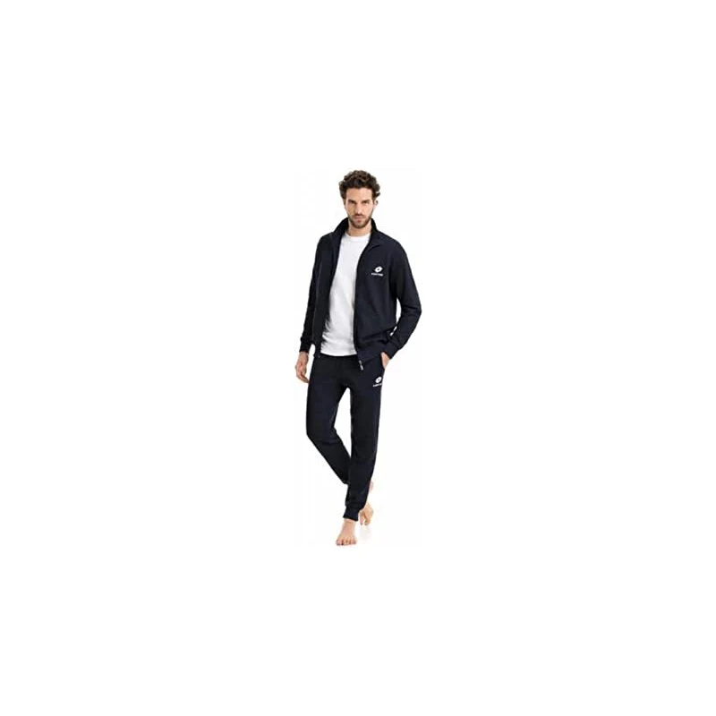 Tuta Uomo 2 Pezzi In Cotone – Felpa Con Cappuccio E Pantaloni Jogging, Completo Sportivo Casual Per Tempo Libero, Palestra E Relax, Taglie Forti Disponibili - 2