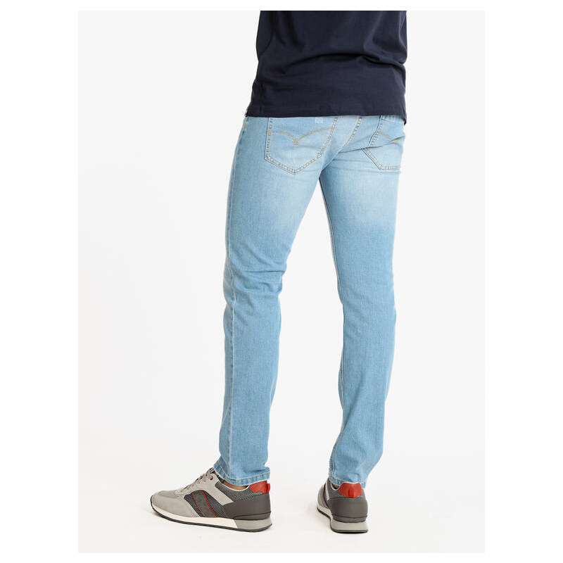 Baci & Abbracci Jeans Chiari Da Uomo Con Strappi Regular Fit Taglia 46