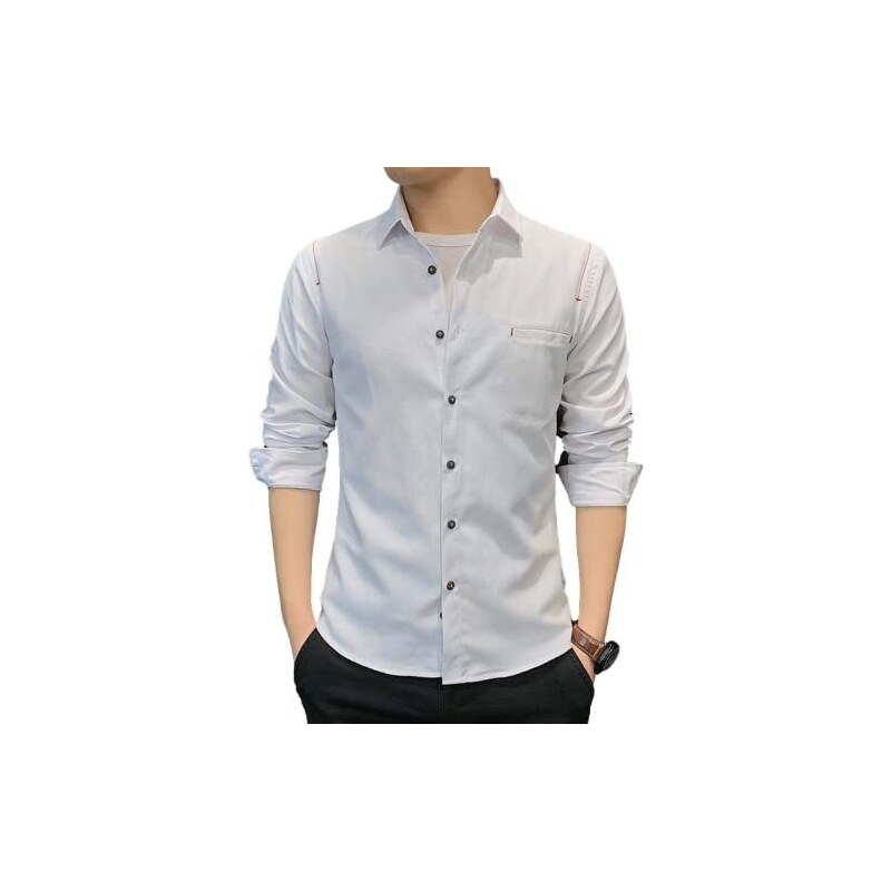 Giacca Lunga A Quadri PUWEI Per Donna: Camicia Scozzese Con Risvolto, Bottoni, Tasche E Spacco Laterale. Morbida E Ampia, Ideale Per Mezza Stagione. - 2
