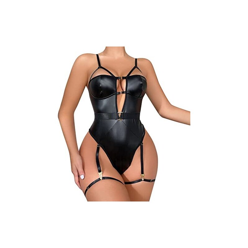 Giarrettiera In Pelle, Cintura In Pelle, Imbracatura Per La Coscia - Foto 13