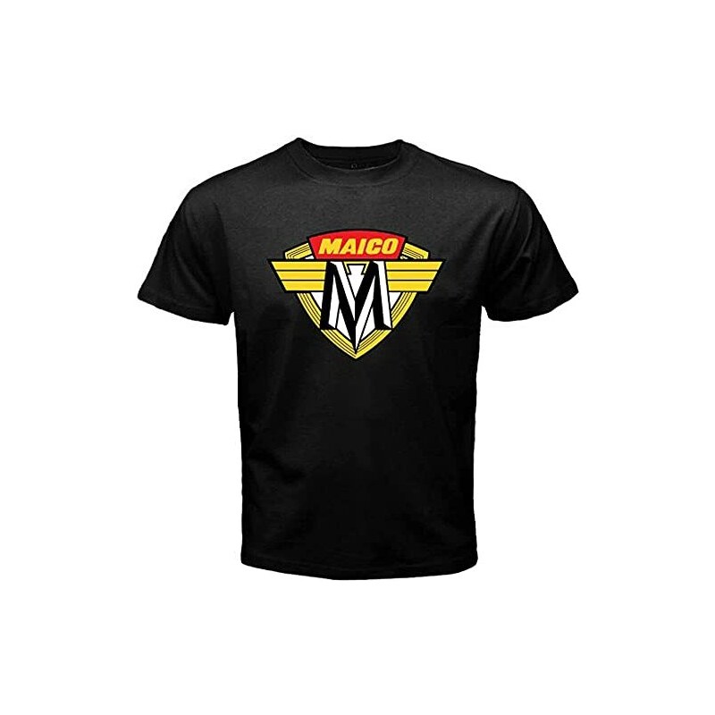 MUFA Gown Maico Motorcycles Logo Men's Black T-Shirt Black - Stileo.it