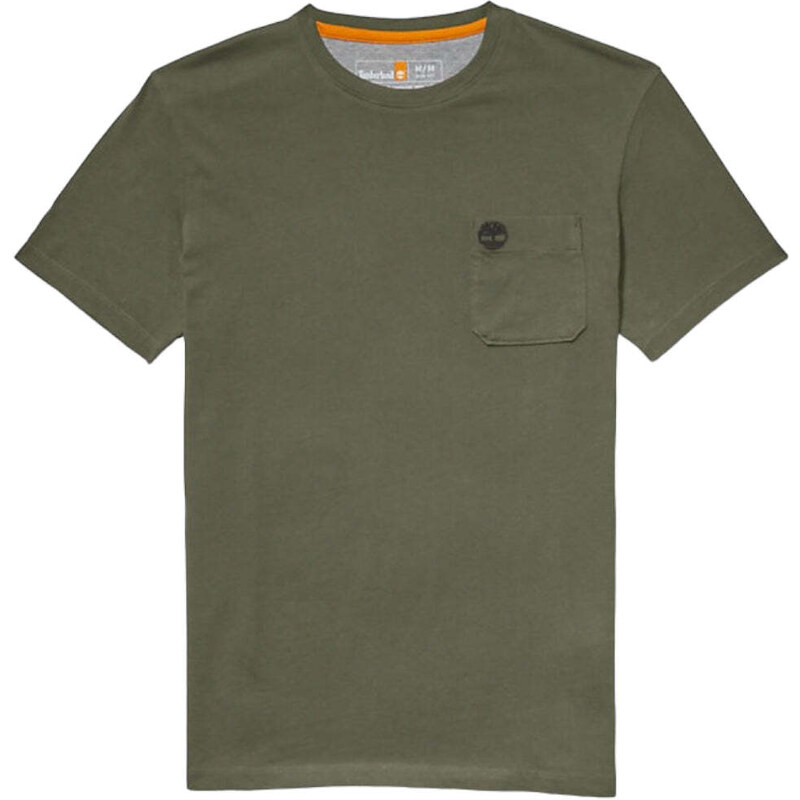 Timberland t-shirt verde con taschino TB0A2CQY