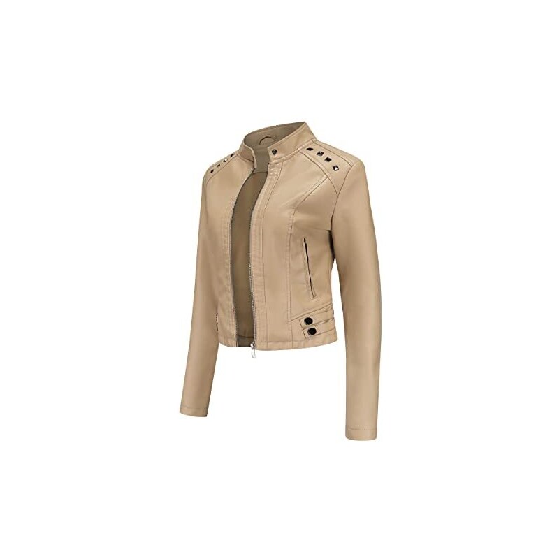 Giubbotto Moto Ecopelle Bambino - Giacca Con Borchie, Per Primavera E Autunno, Stile Biker - Foto 5