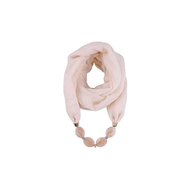 Sciarpa Con Colla Bohémien Donna, Chiffon Leggero Con Nappe, Protezione Solare, Vintage, 180x48 Cm, Idea Regalo
