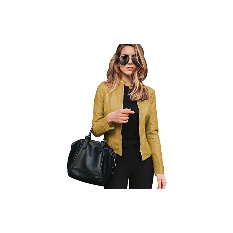 Queen Helena Giacca in similpelle - beige