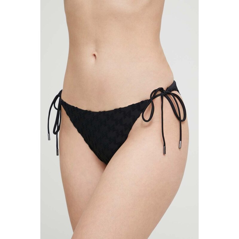 Karl Lagerfeld slip da bikini colore nero