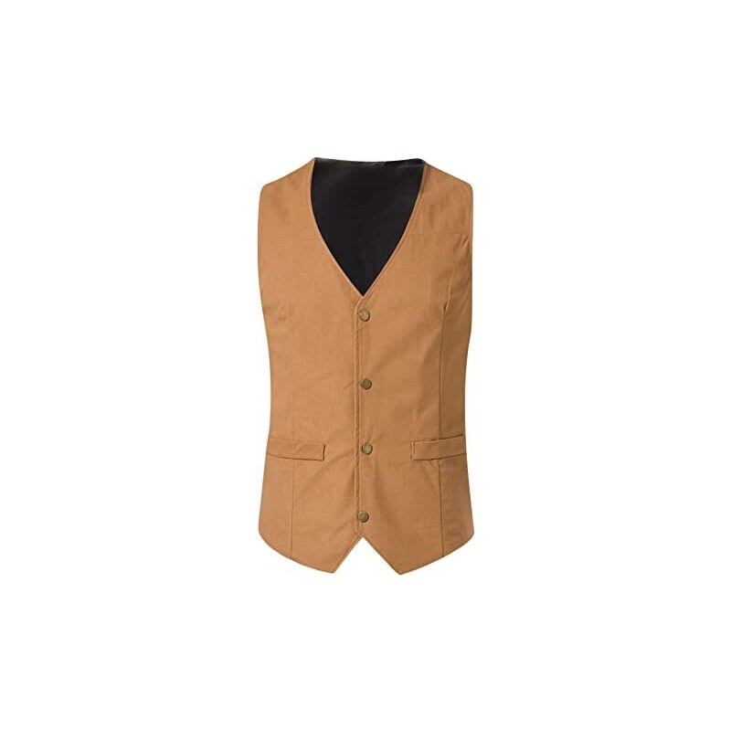 Gilet Uomo COOFANDY - Elegante Con Scollo A V Per Business, Matrimoni E Ufficio - Foto 7