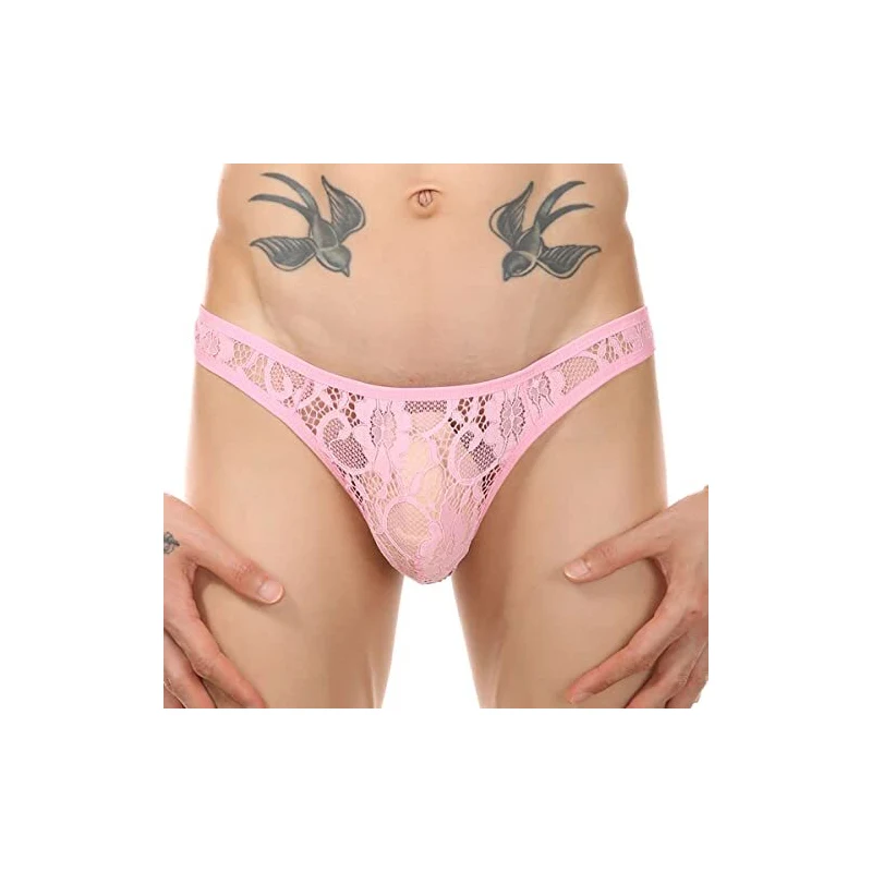 Perizoma Tanga Uomo Stampa Leopardo - Intimo Sexy Vita Bassa, 2 Pezzi, Tessuto Morbido Ed Elastico - Foto 13