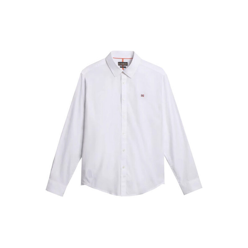 Napapijri G Graie 1 Camicia Da Uomo In Cotone Bianco Taglia L