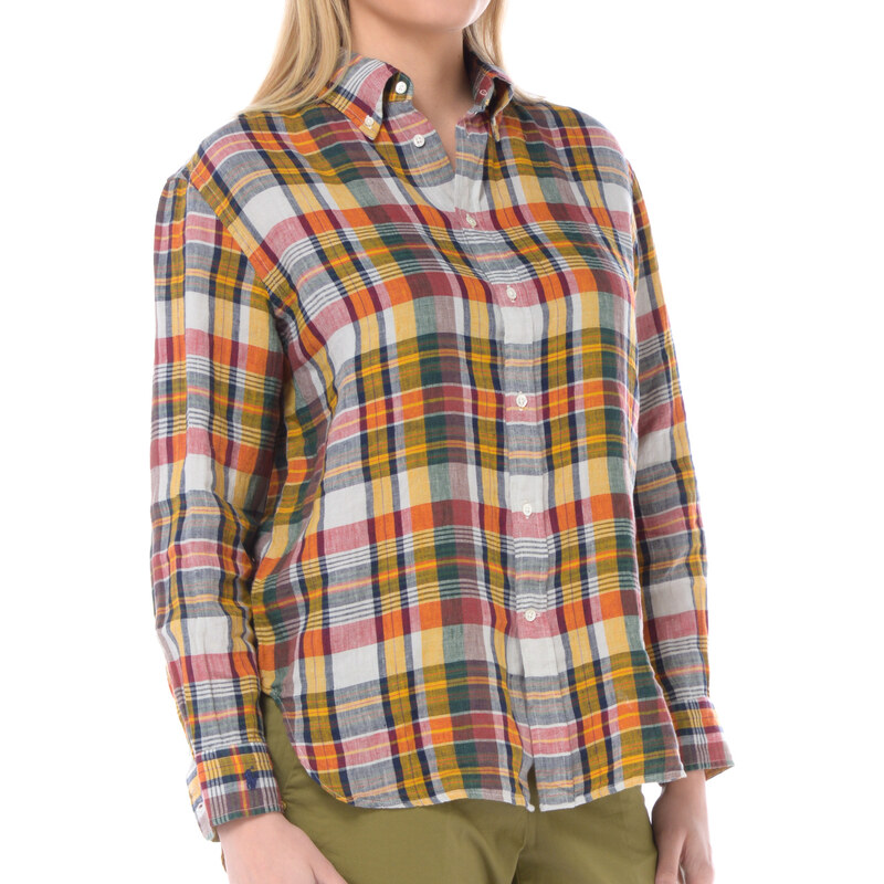 ESTASI Camicia rigata a M/M con colletto e bottoni MIAMI Bordò Prezzo 24,99€ - Estasi Fashion