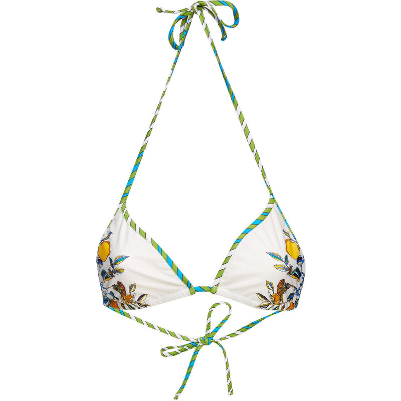 La DoubleJ Swimwear gend - Bikini Top (Placed) Borboni Placed Bianco L 80% Polyamide 20% Elastane