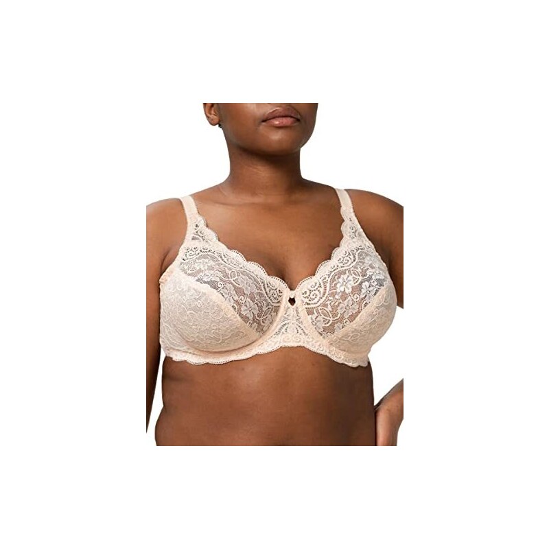 TRIUMPH Reggiseno Senza Ferretto AMOURETTE CHARM N Bralette Pizzo NERO Coppe BCD - Foto 9