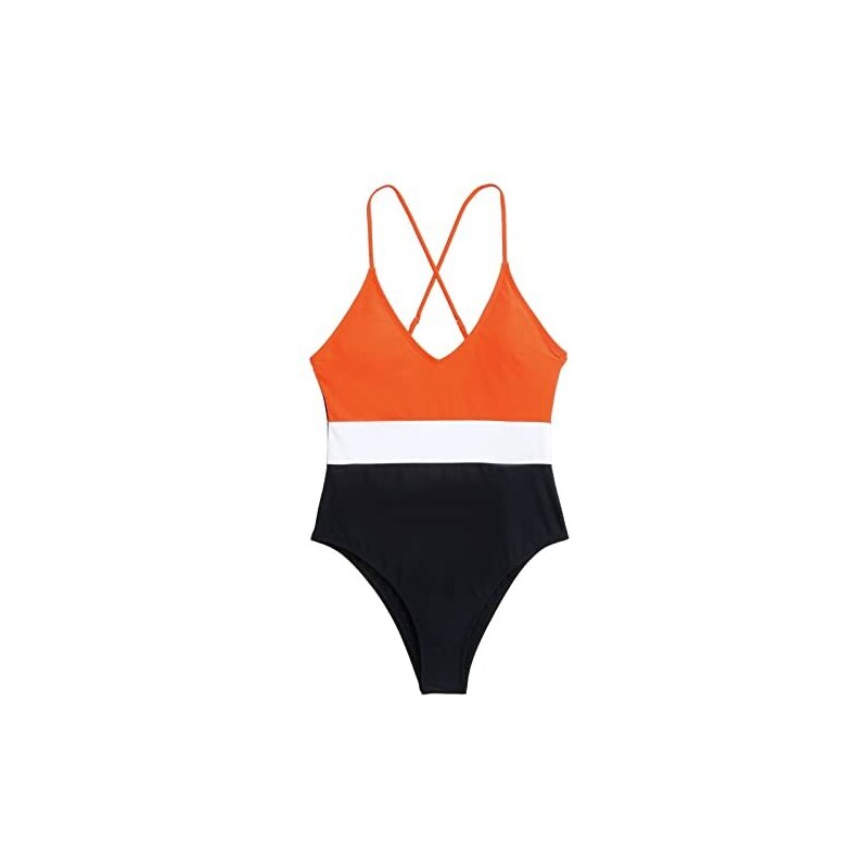 Modaworld Costume da Bagno Donna Bikini Un Pezzo Monokini Costume